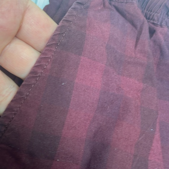 Zanerobe Burgundy Checked Shorts - Picture 4 of 6